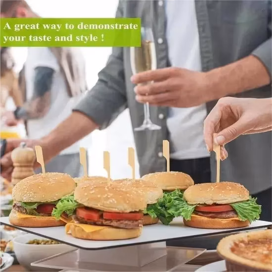 Brochettes de pagaie en bambou Brochettes de barbecue