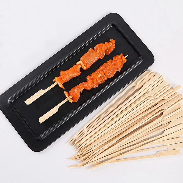 Factory Price Food Grade Disposable Degradable Bamboo Wooden BBQ Skewer for Party Supplies