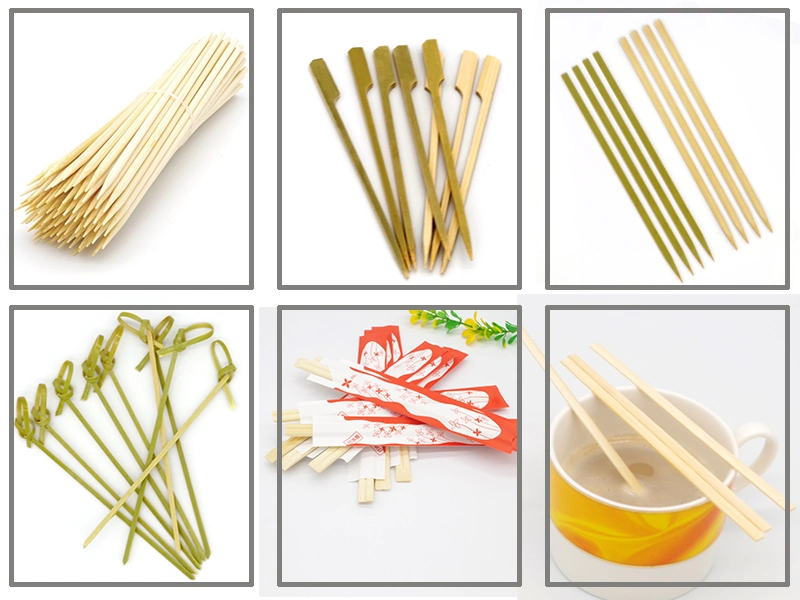 Factory Price Food Grade Disposable Degradable Bamboo Wooden BBQ Skewer for Party Supplies