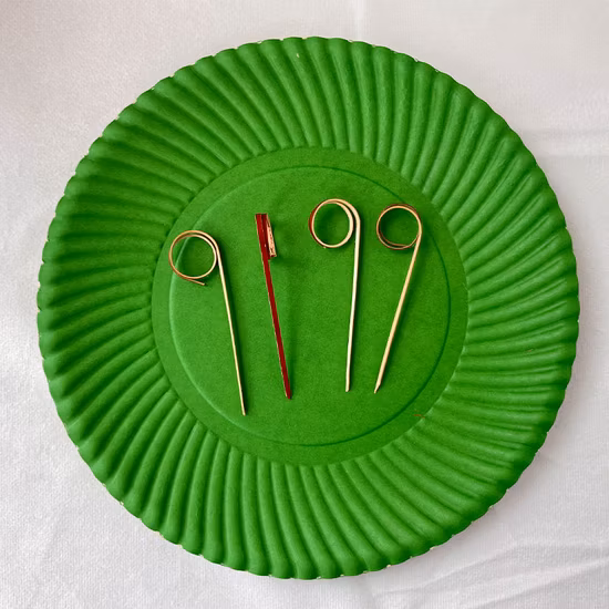 Chine vente en gros 9 cm 15 cm 20 cm brochette de bambou Teppo pour mariage Camping fête bâton de bambou écologique