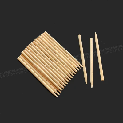 Bâton en bois personnalisé artisanat bâton de bambou bâton pointu bâton en bois rond avec logo personnalisé brochette de bambou bâtonnets de sucettes glacées bâton de glace